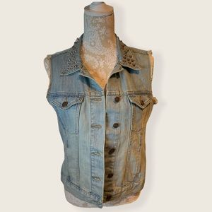 Rock & Republic studded denim vest